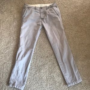 Abercrombie & Fitch Gray Khaki’s - Slim/Skinny Fit
